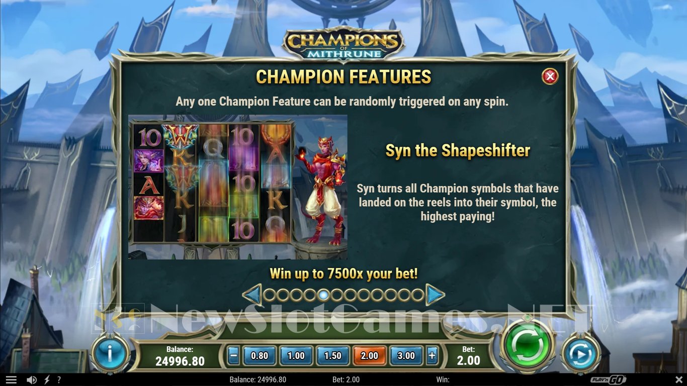 Champions of Mithrune Slot Slot Image in Demo - pic. 10