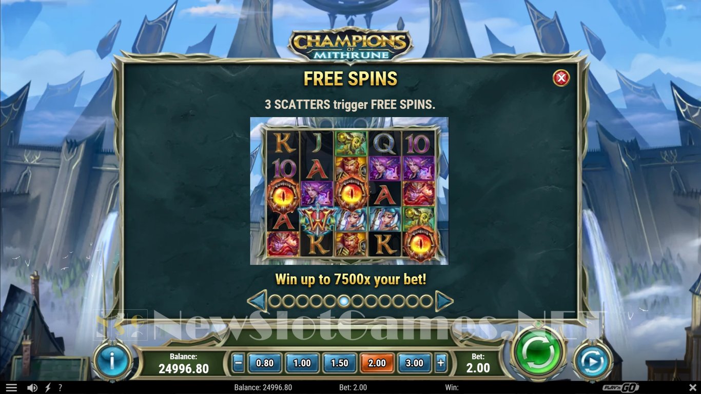 Champions of Mithrune Slot Slot Image in Demo - pic. 11