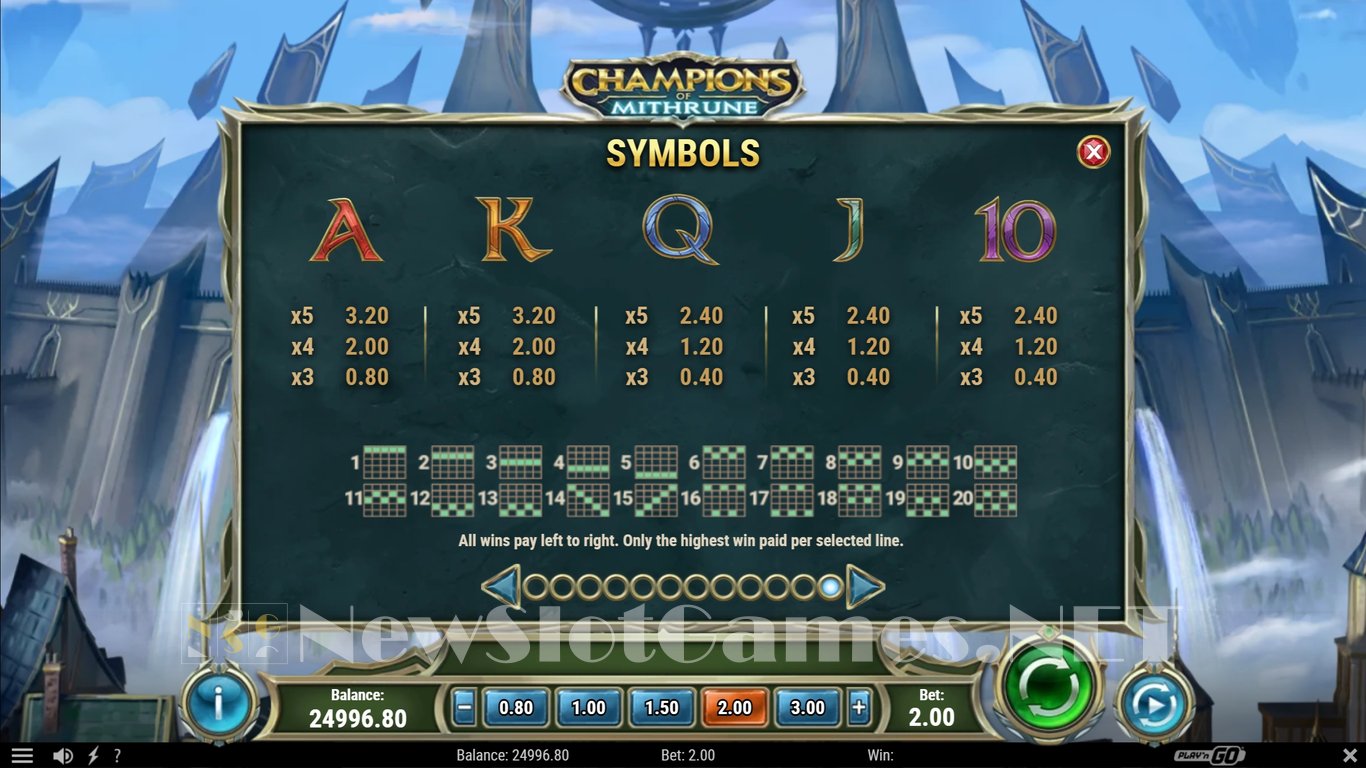 Champions of Mithrune Slot Slot Image in Demo - pic. 14