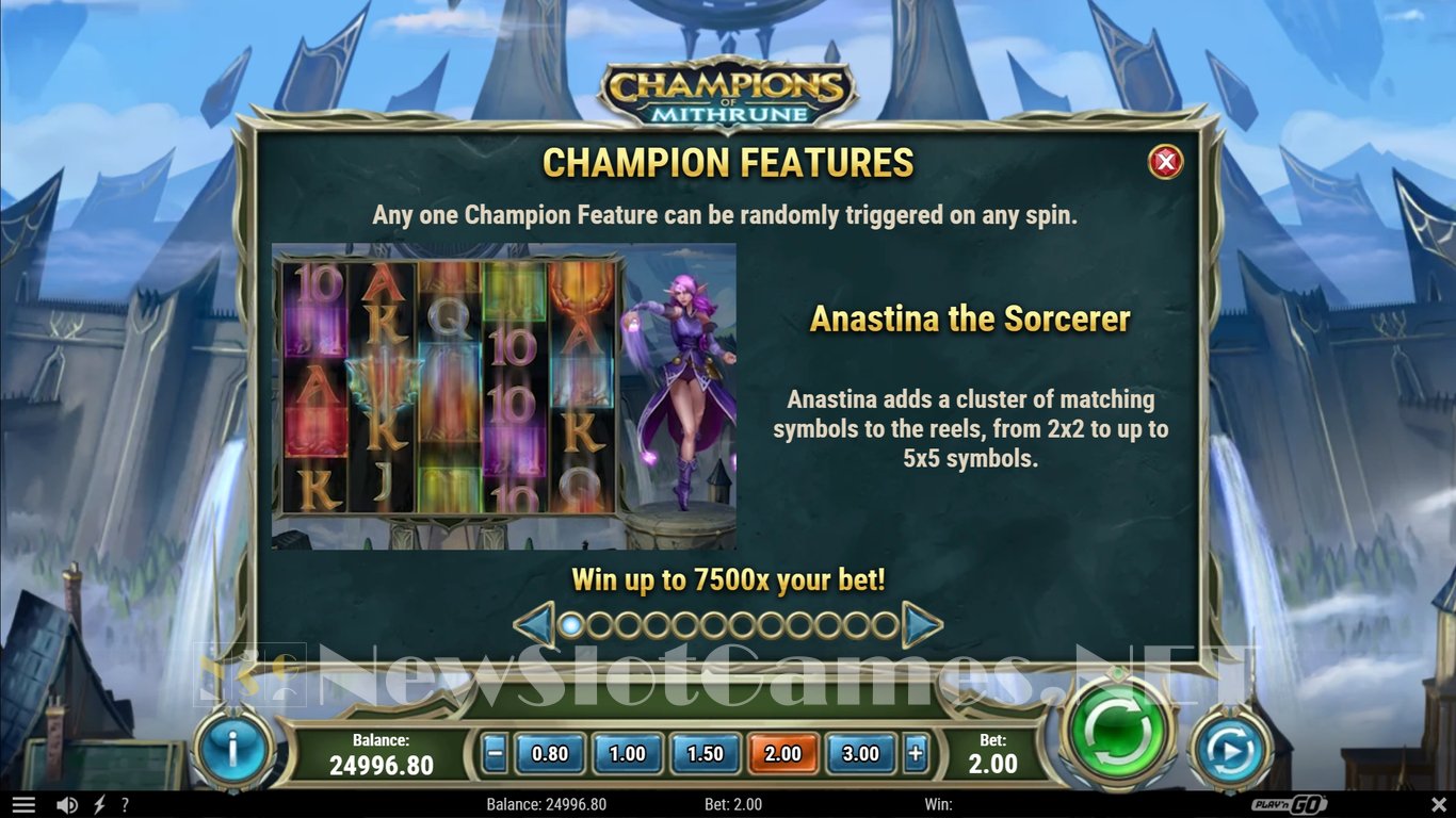 Champions of Mithrune Slot Slot Image in Demo - pic. 6