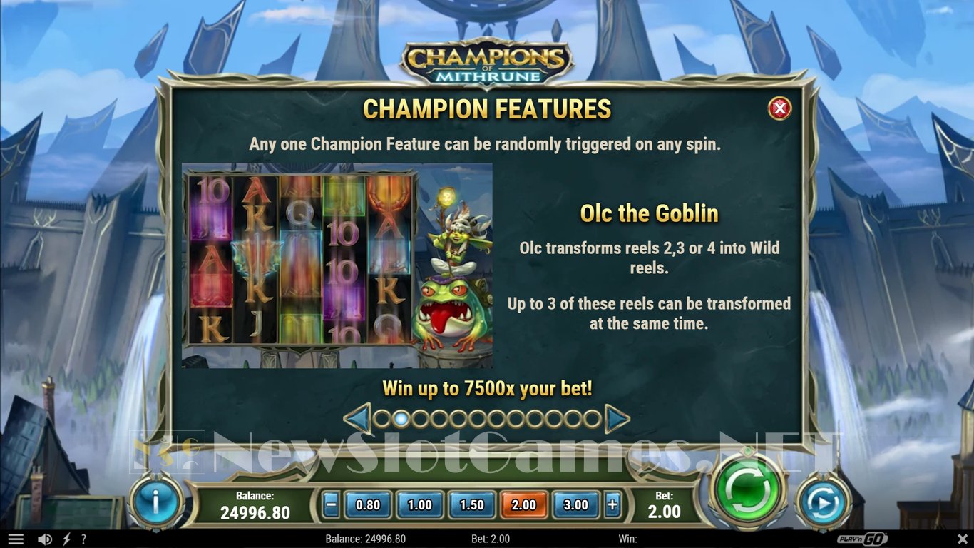 Champions of Mithrune Slot Slot Image in Demo - pic. 7