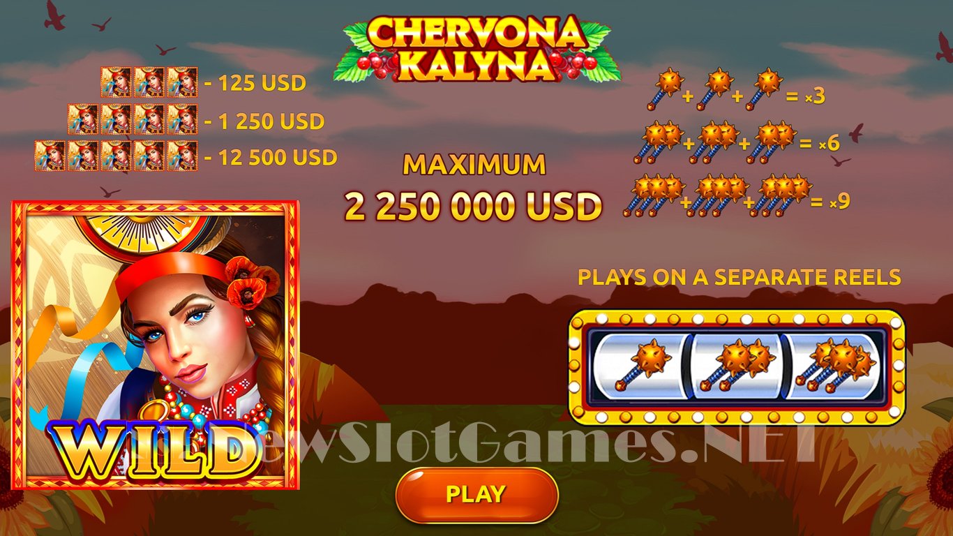 Chervona Kalyna Slot Demo Image