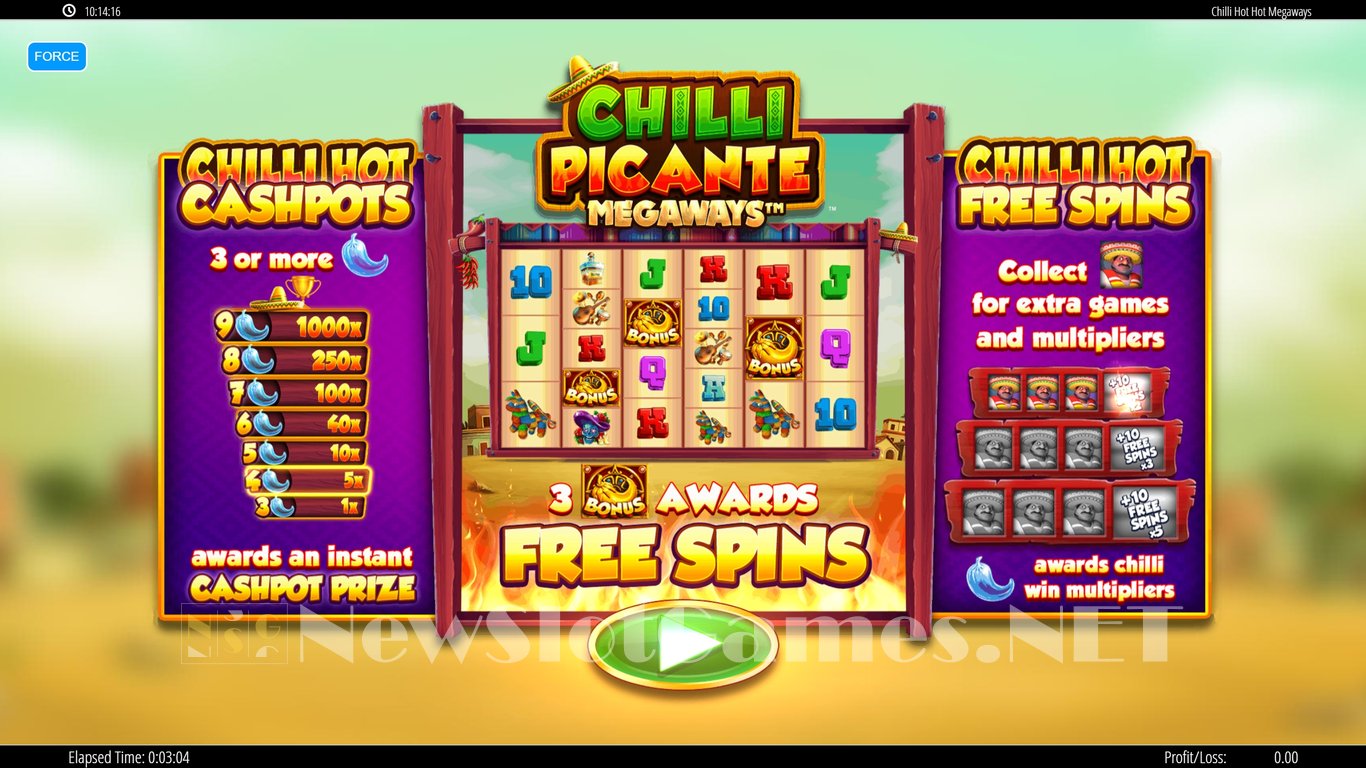 Chilli Picante Megaways Slot Demo Image