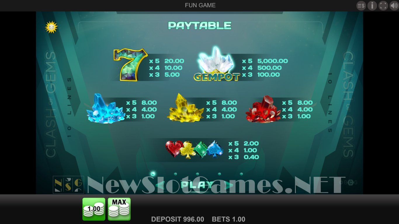 Clash of Gems Slot Slot Image in Demo - pic. 4