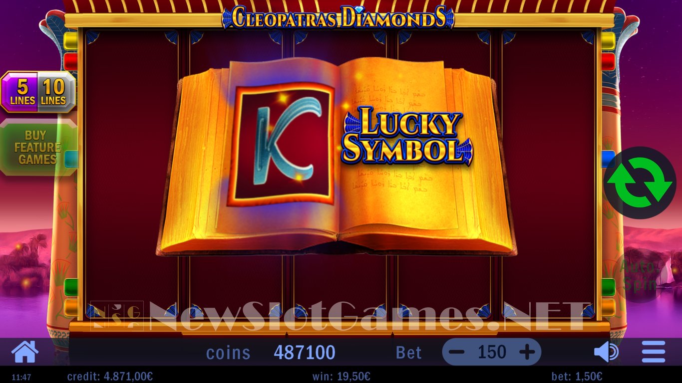 Cleopatras Diamonds Slot Slot Image in Demo - pic. 12