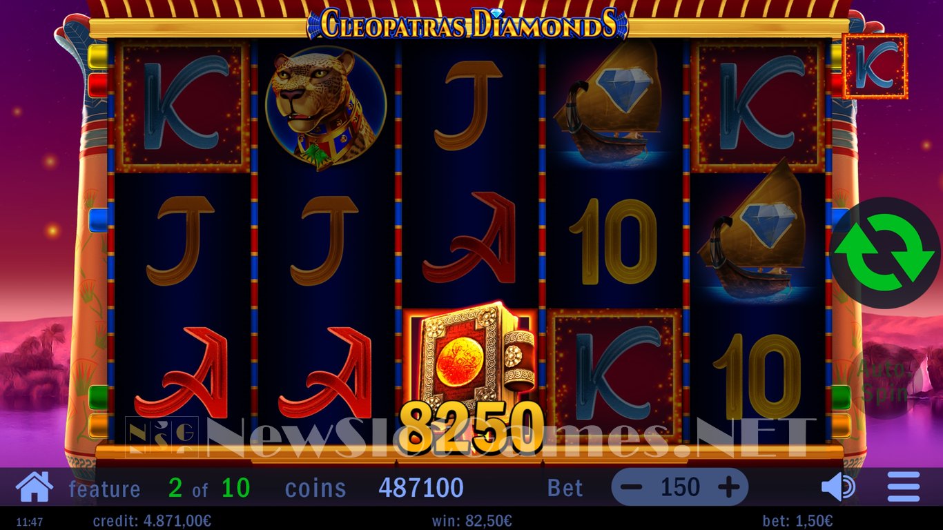 Cleopatras Diamonds Slot Slot Image in Demo - pic. 13