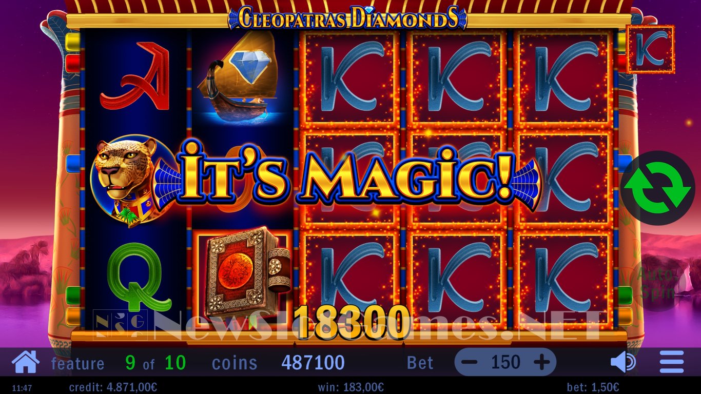 Cleopatras Diamonds Slot Slot Image in Demo - pic. 14
