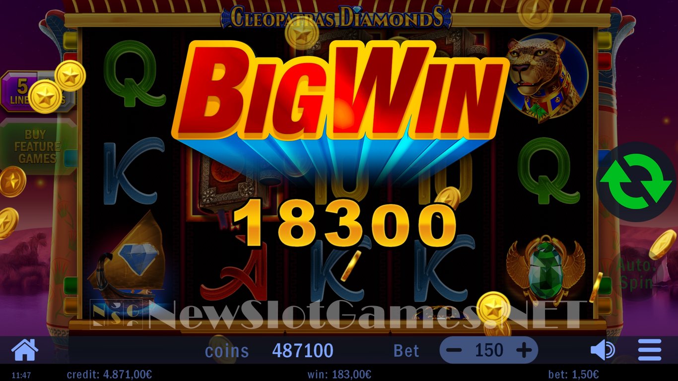 Cleopatras Diamonds Slot Slot Image in Demo - pic. 16