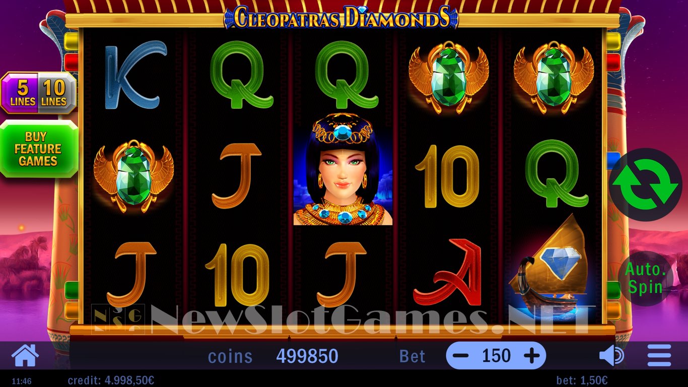 Cleopatras Diamonds Slot Slot Image in Demo - pic. 2