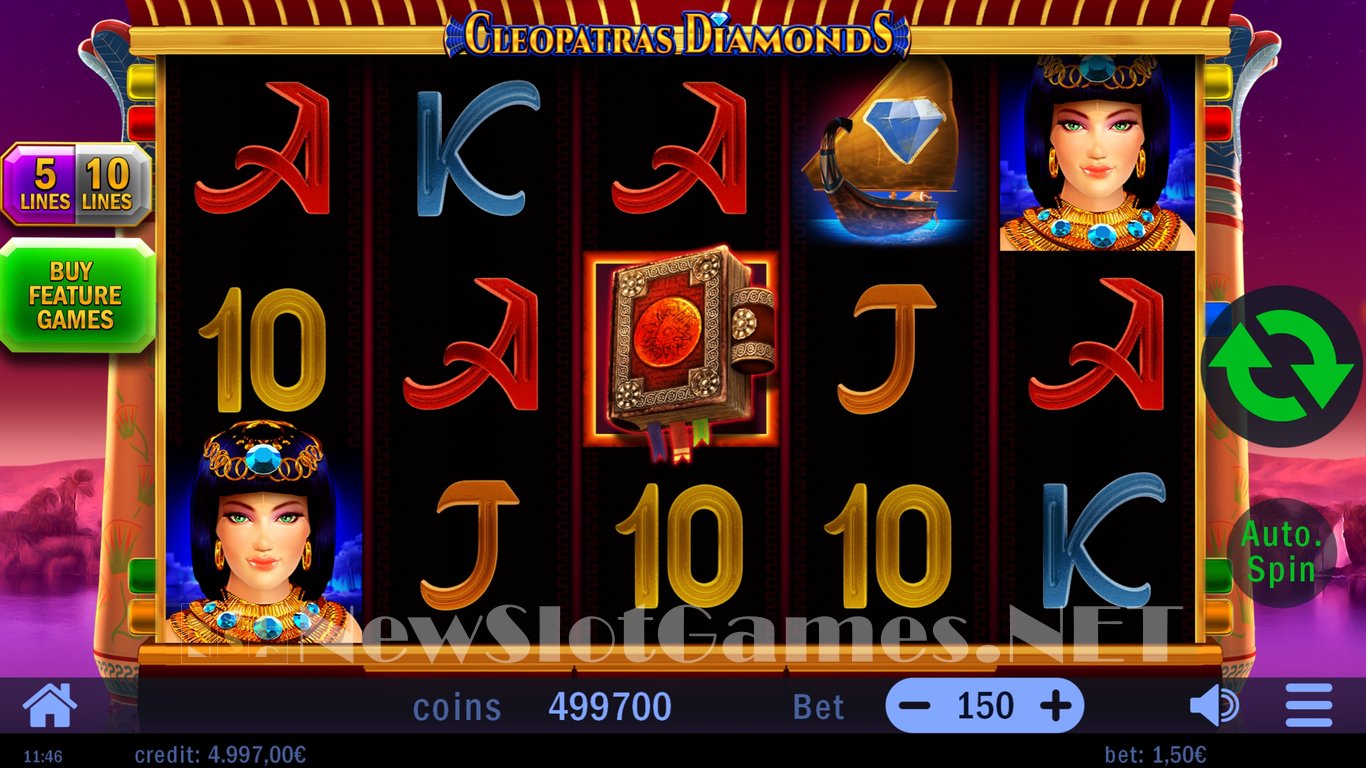 Cleopatras Diamonds Slot Slot Image in Demo - pic. 3