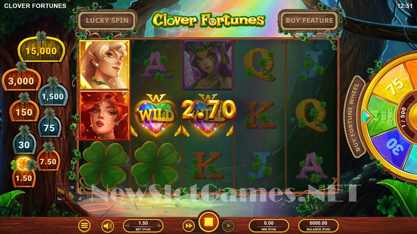 Clover Fortunes Slot Slot Image in Demo - pic. 2