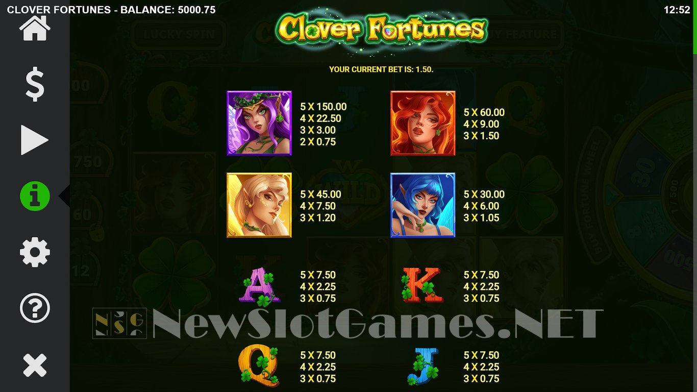 Clover Fortunes Slot Slot Image in Demo - pic. 4