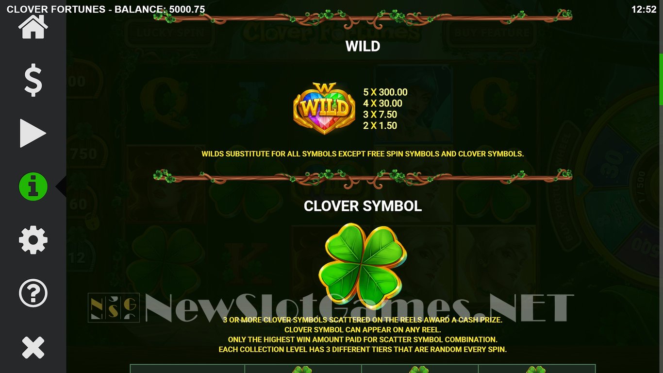 Clover Fortunes Slot Slot Image in Demo - pic. 5