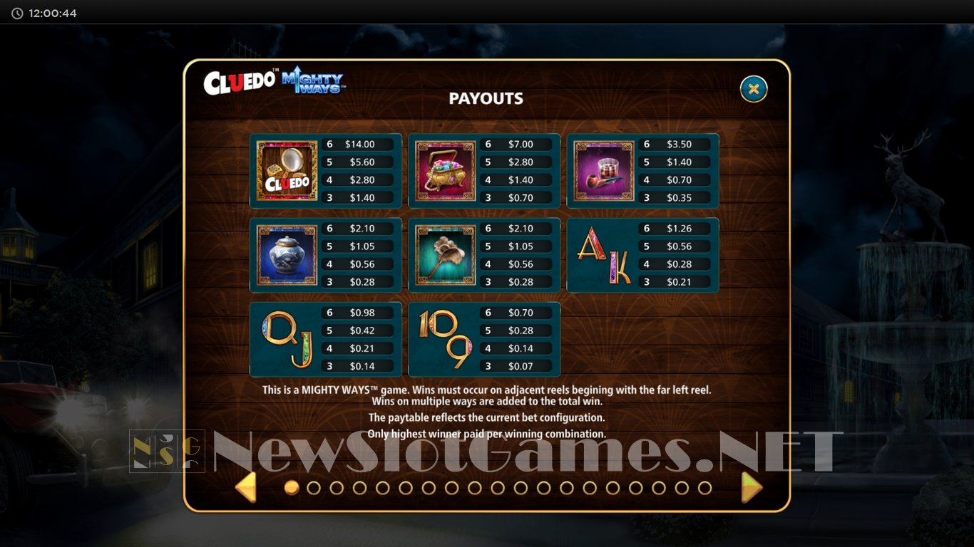 Cluedo Mighty Ways Slot Slot Image in Demo - pic. 4