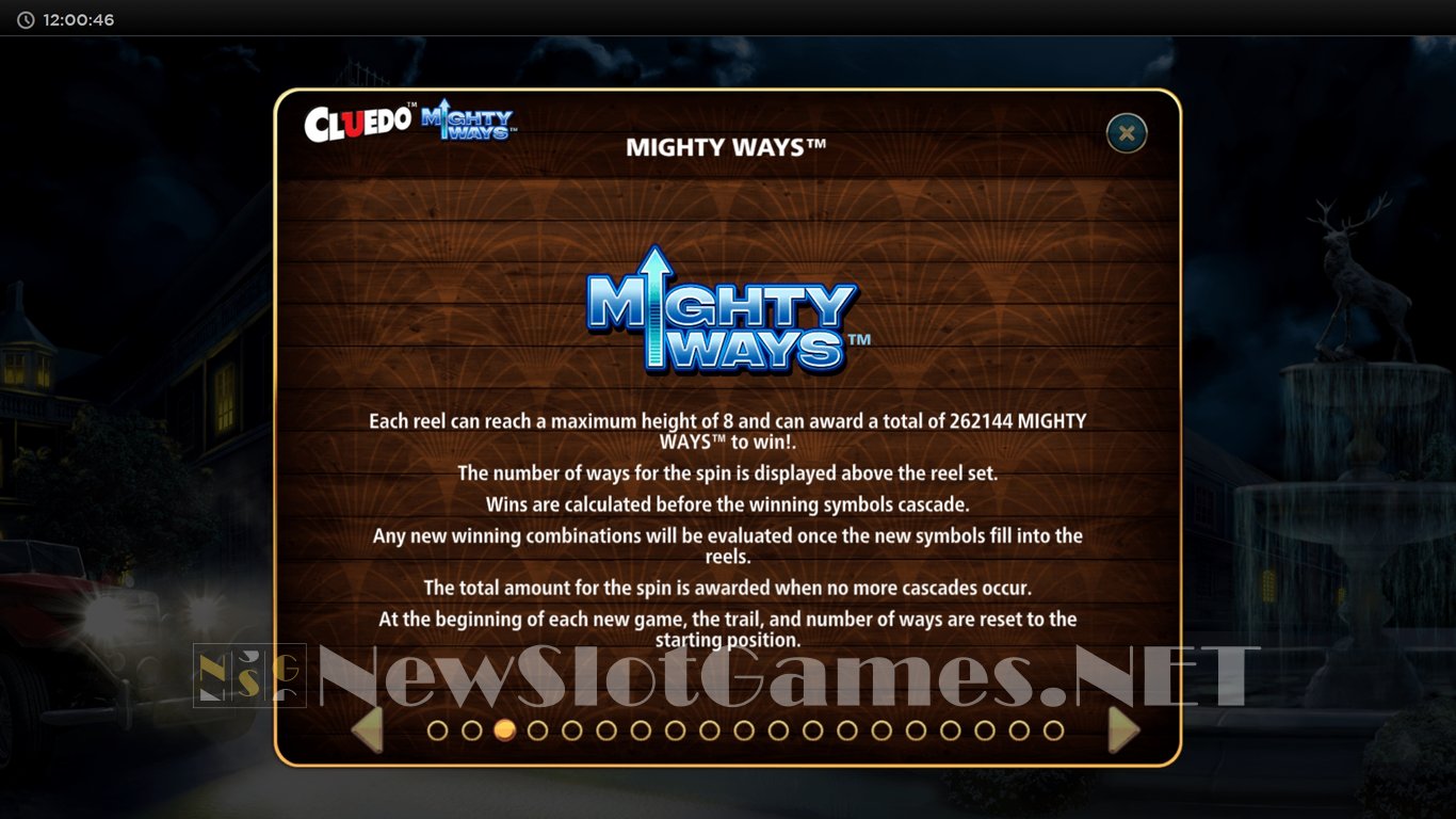 Cluedo Mighty Ways Slot Slot Image in Demo - pic. 5