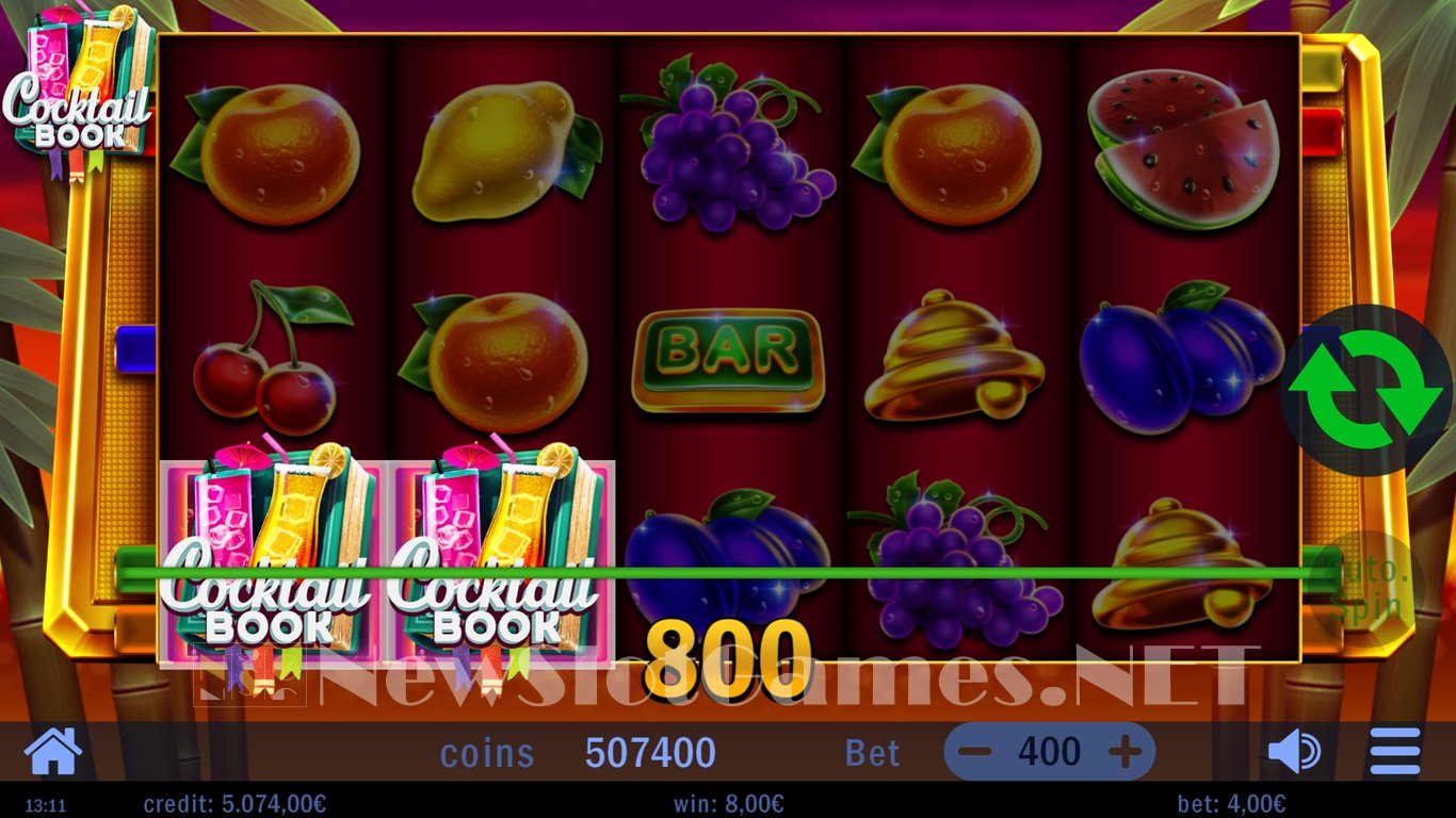 Cocktail Book Slot Slot Image in Demo - pic. 10