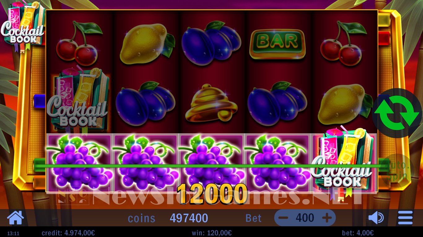 Cocktail Book Slot Slot Image in Demo - pic. 9