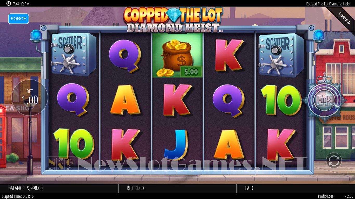 Copped the Lot Diamond Heist Slot Slot Image in Demo - pic. 2