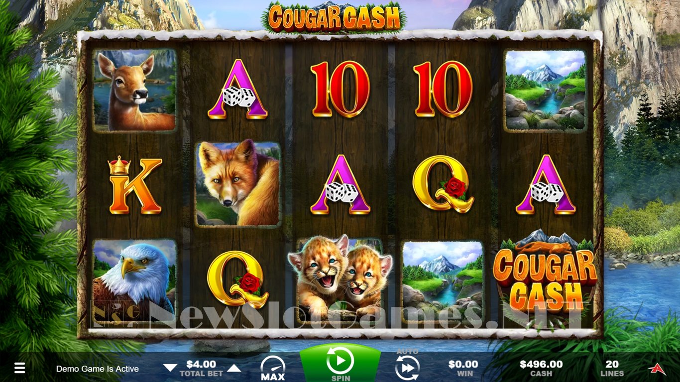 Cougar Cash Slot Demo Image