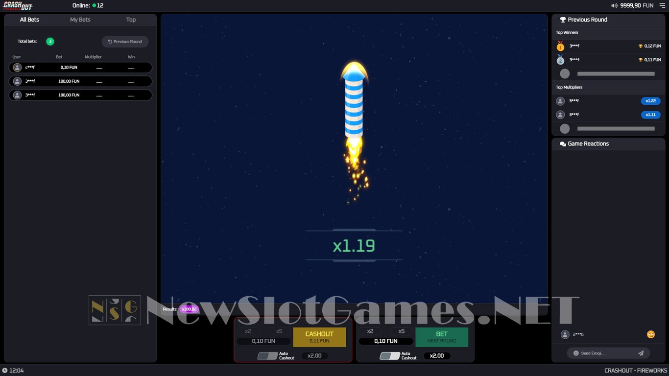 Crashout - Fireworks Slot Slot Image in Demo - pic. 3