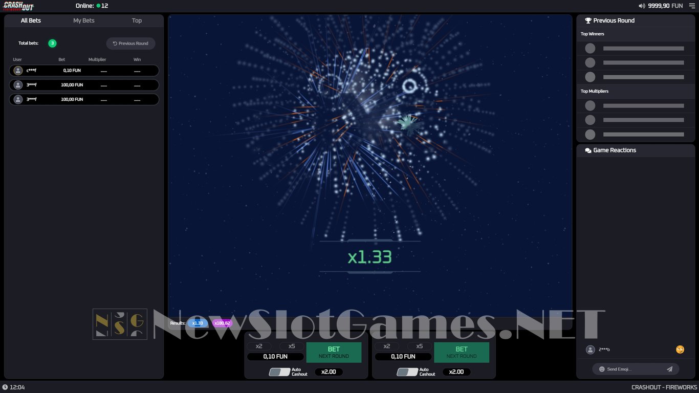 Crashout - Fireworks Slot Slot Image in Demo - pic. 4