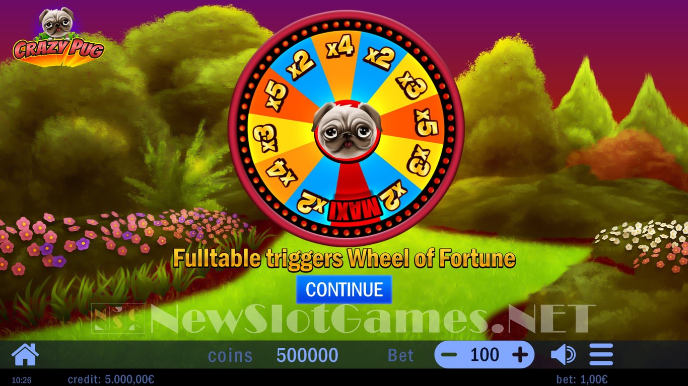 Crazy Pug Slot Demo Image