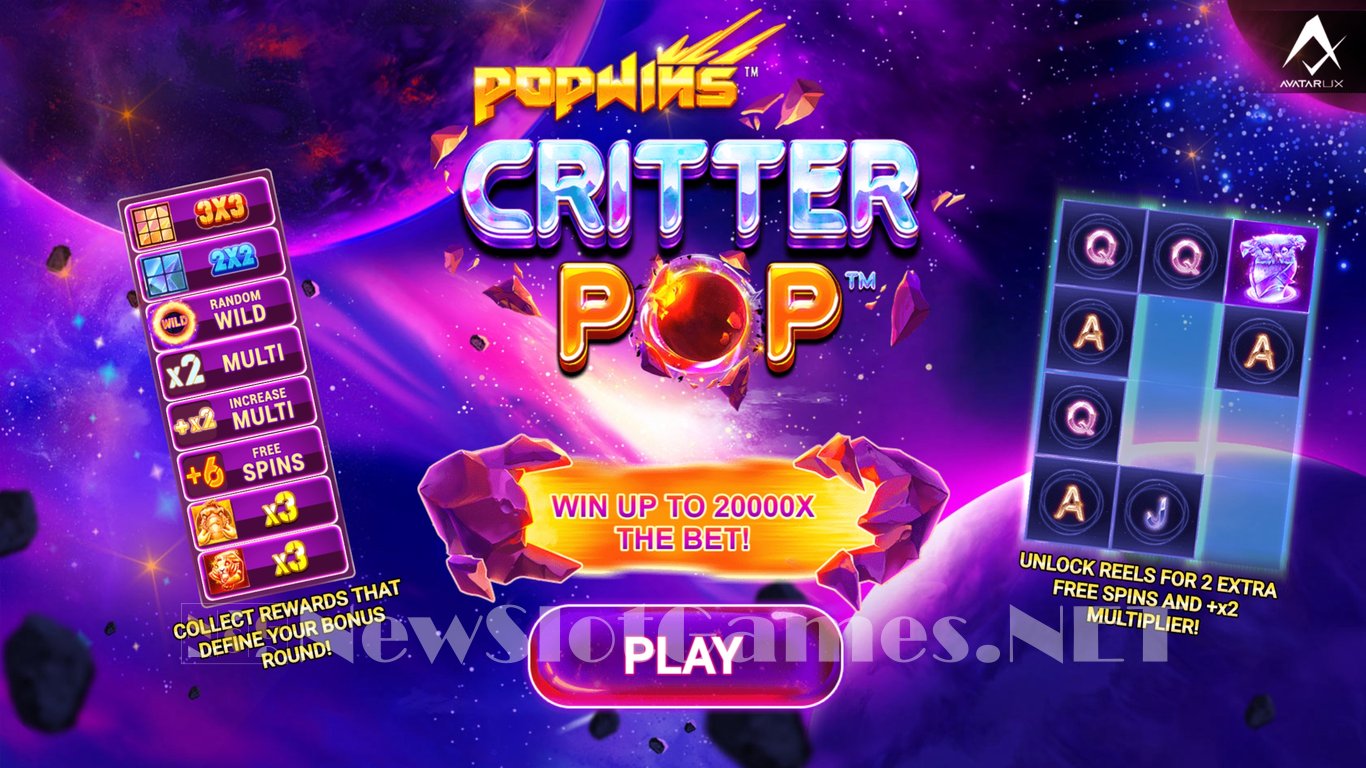 CritterPop Slot Demo Image