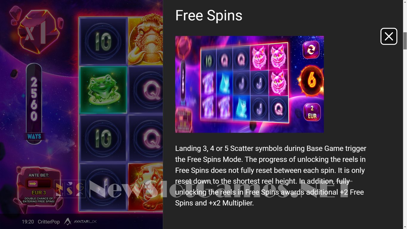 CritterPop Slot Slot Image in Demo - pic. 6