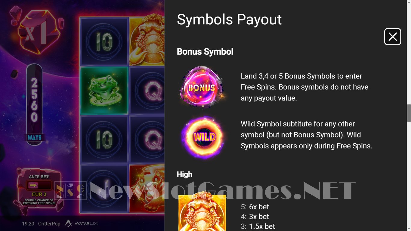 CritterPop Slot Slot Image in Demo - pic. 8