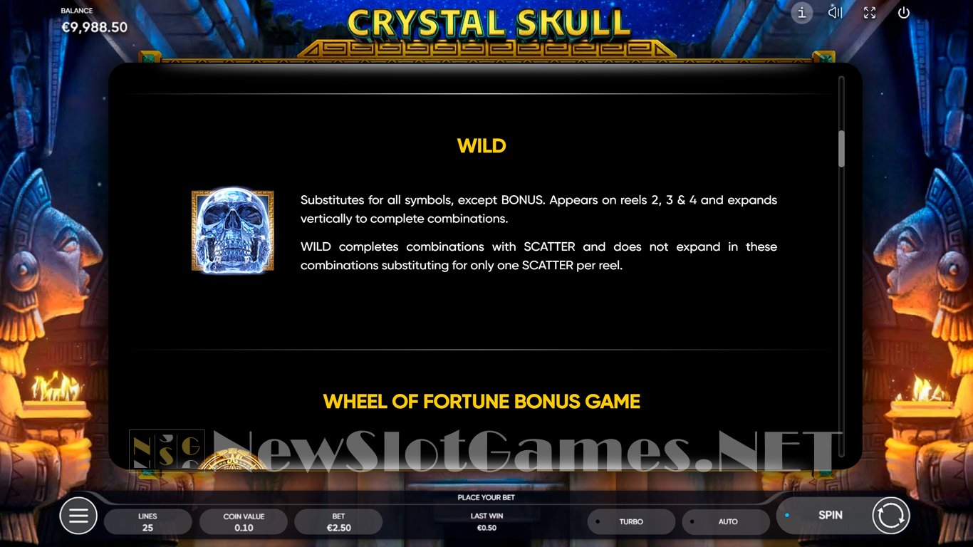 Crystal Skull Slot Slot Image in Demo - pic. 6