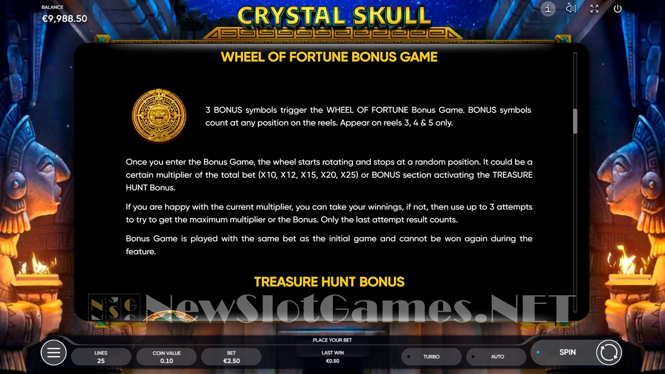 Crystal Skull Slot Slot Image in Demo - pic. 7