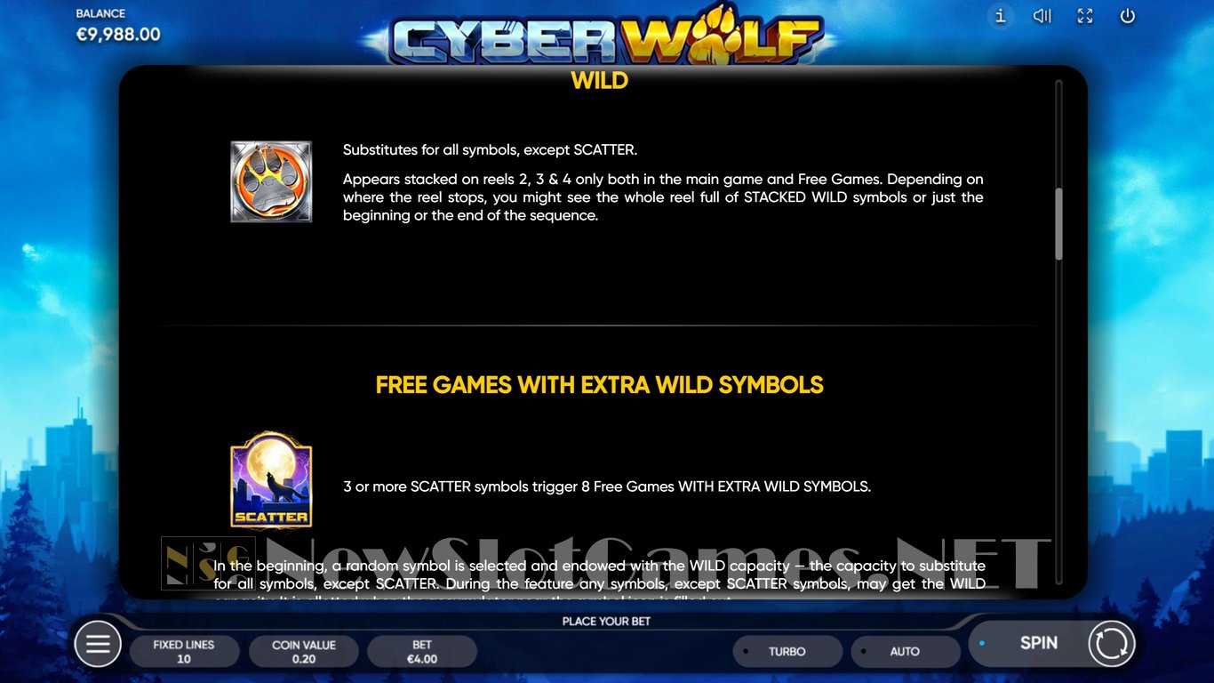 Cyber Wolf Slot Slot Image in Demo - pic. 4