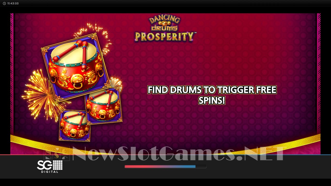 Dancing Drums Prosperity Slot Demo Image
