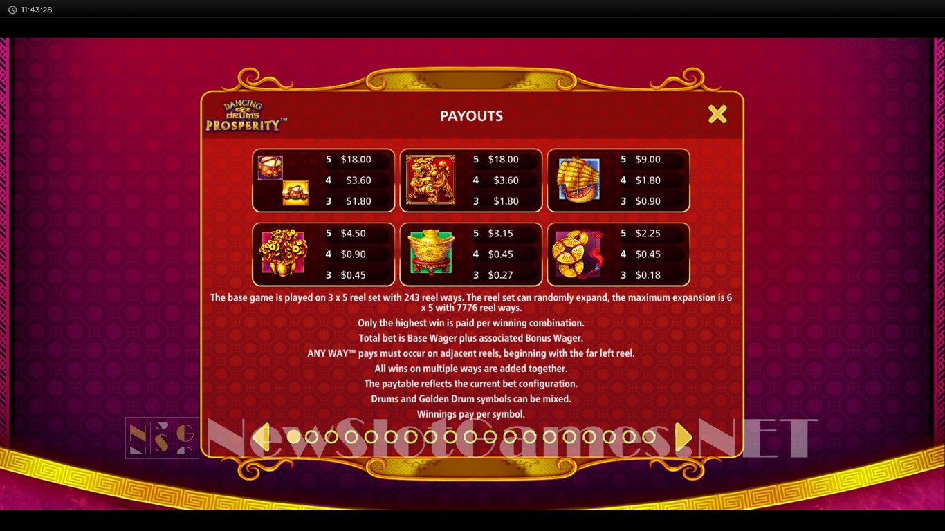 Dancing Drums Prosperity Slot Slot Image in Demo - pic. 4