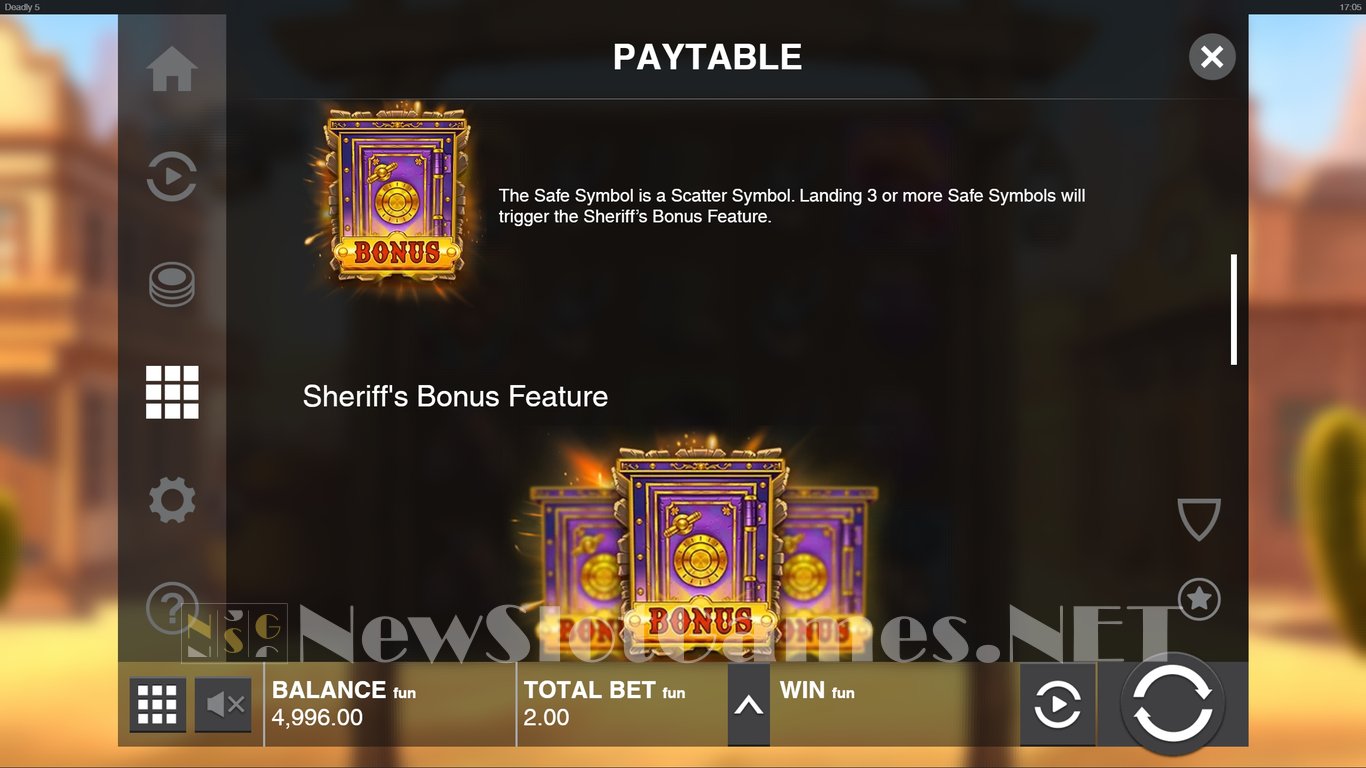 Deadly 5 Slot Slot Image in Demo - pic. 6