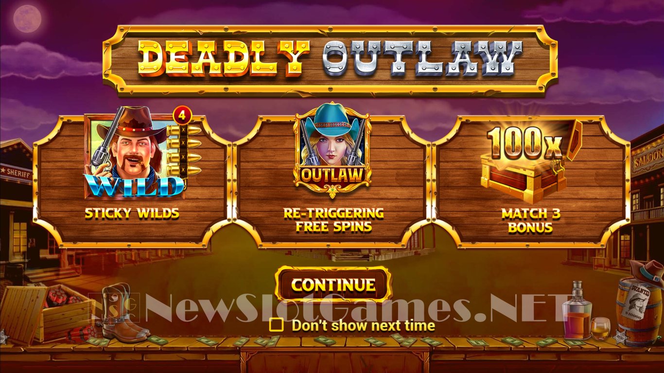 Deadly Outlaw Slot Demo Image
