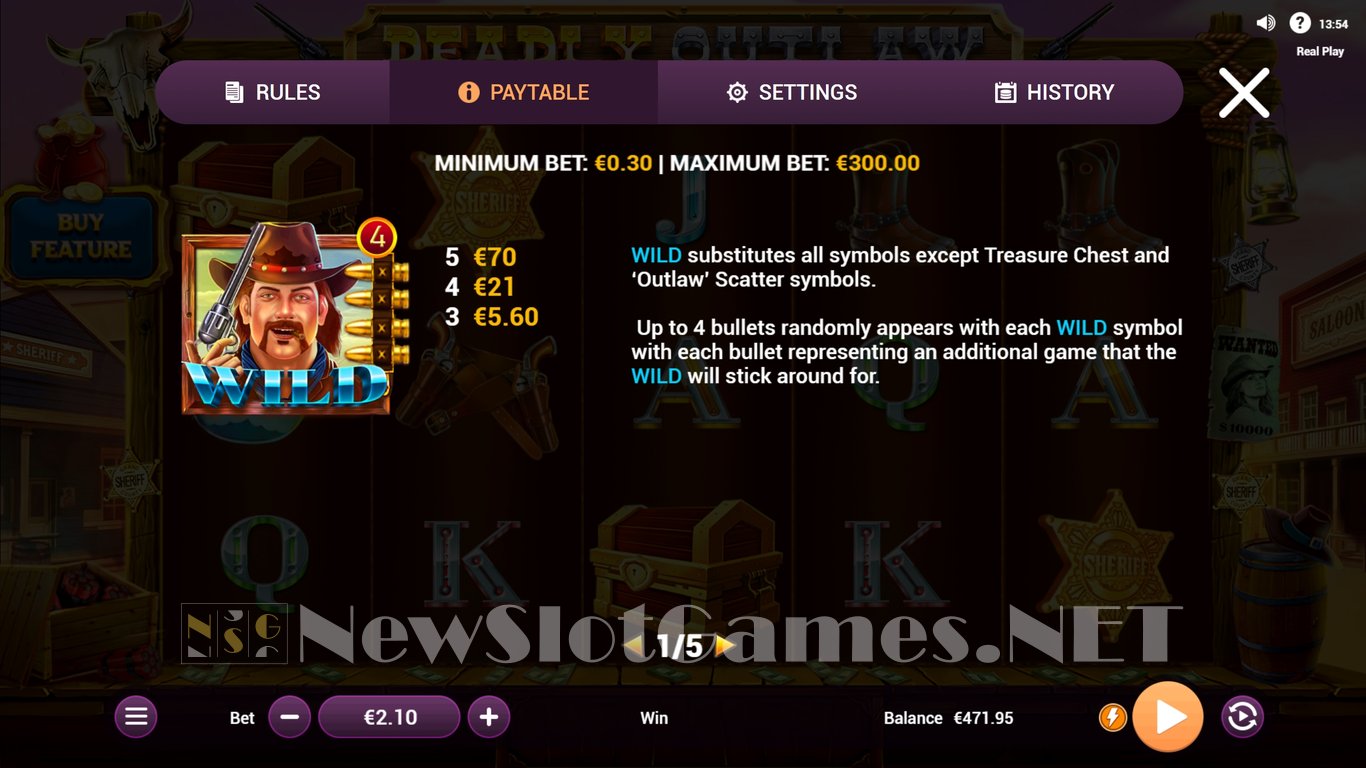 Deadly Outlaw Slot Slot Image in Demo - pic. 4