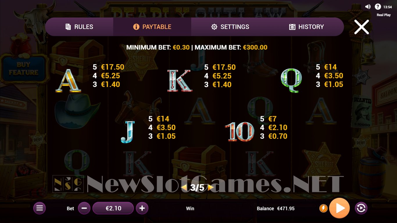 Deadly Outlaw Slot Slot Image in Demo - pic. 5