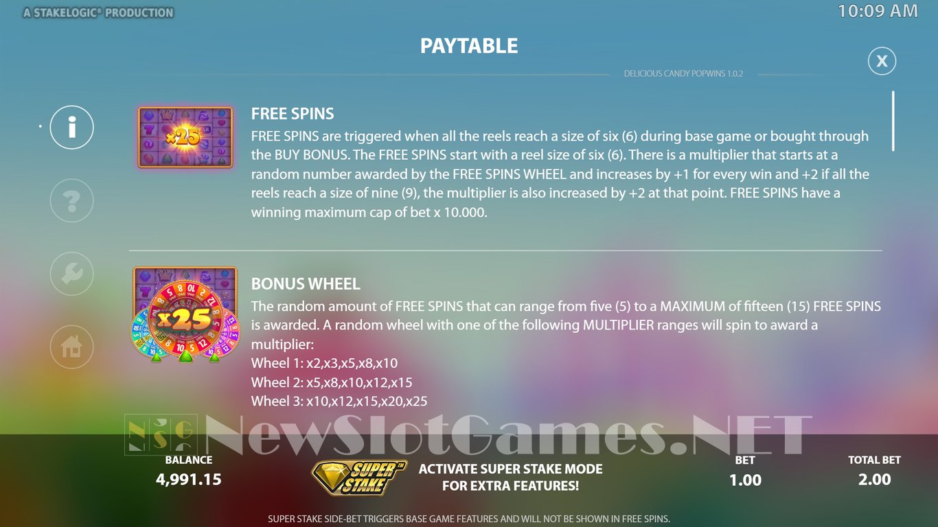 Delicious Candy Slot Slot Image in Demo - pic. 4