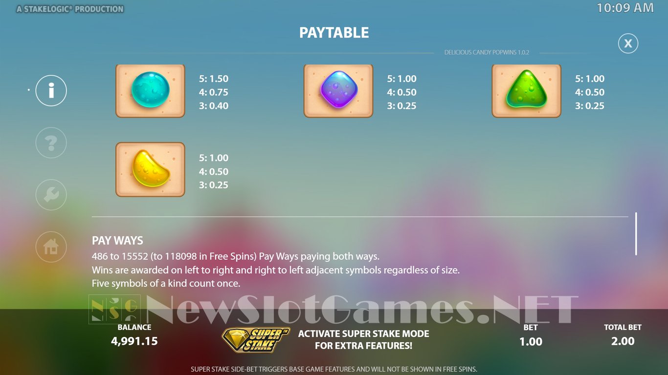 Delicious Candy Slot Slot Image in Demo - pic. 6