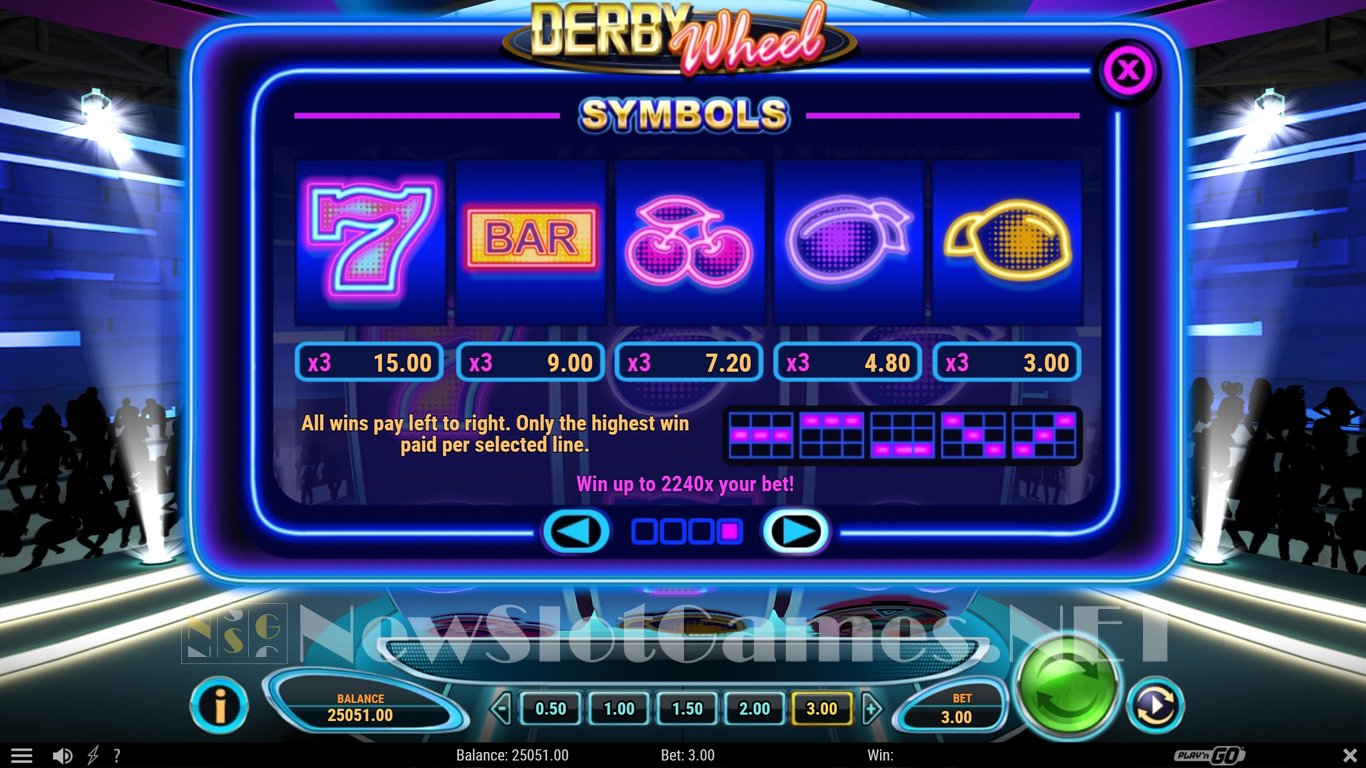 Derby Wheel Slot Slot Image in Demo - pic. 10