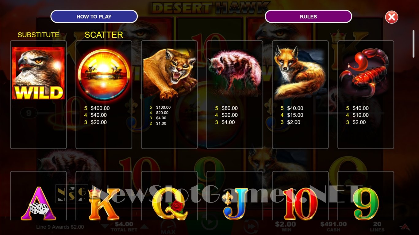 Desert Hawk Slot Slot Image in Demo - pic. 4