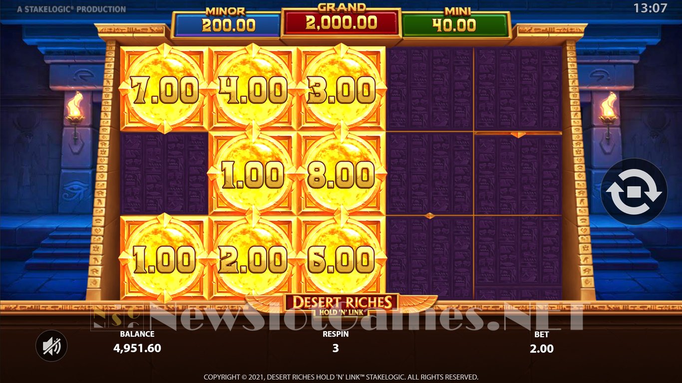 Desert Riches Slot Slot Image in Demo - pic. 10