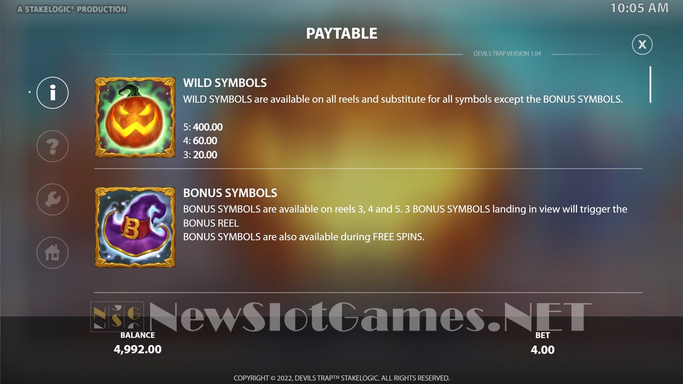 Devils Trap Slot Slot Image in Demo - pic. 4