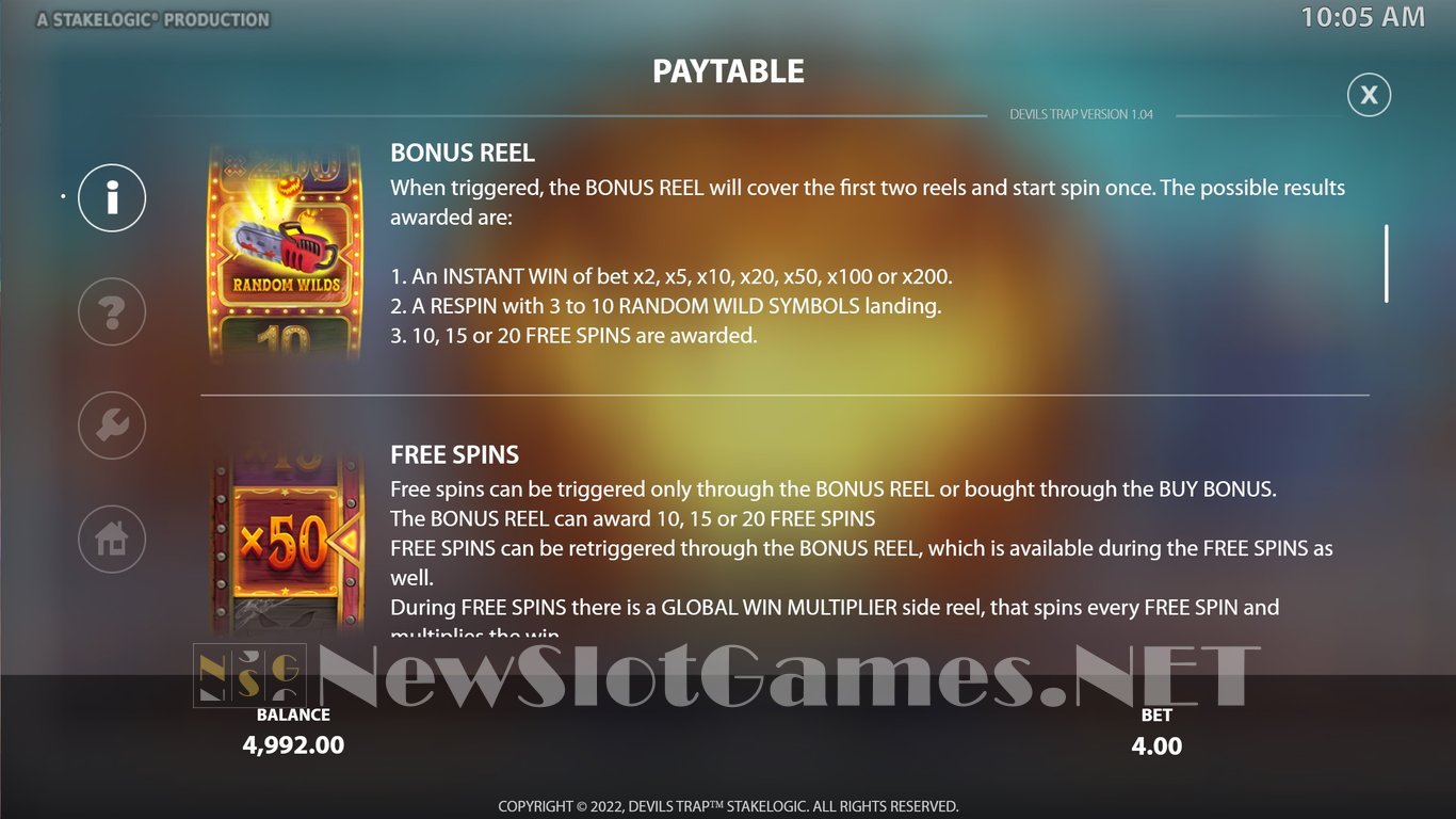 Devils Trap Slot Slot Image in Demo - pic. 5