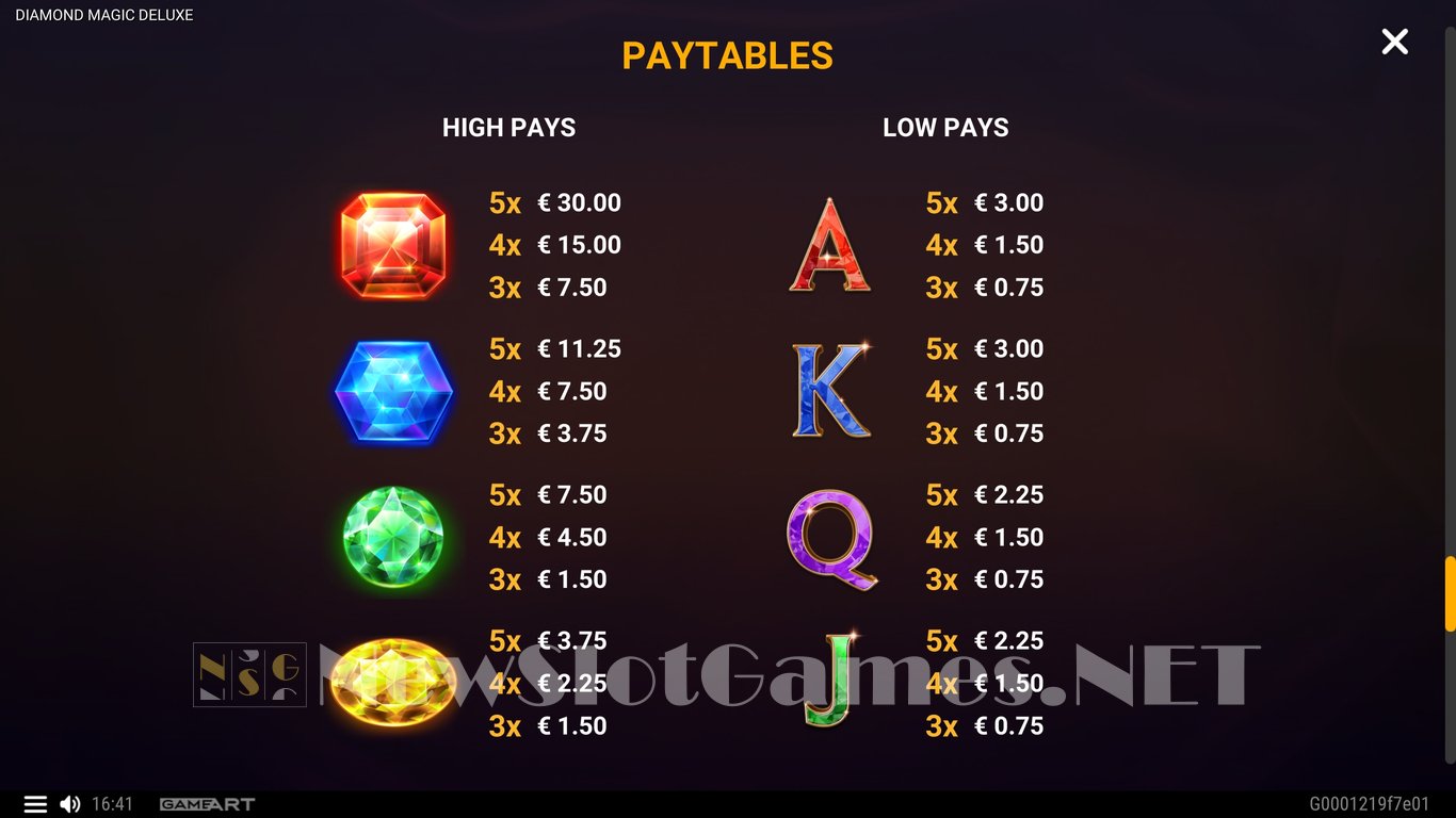 Diamond Magic Deluxe Slot Slot Image in Demo - pic. 8