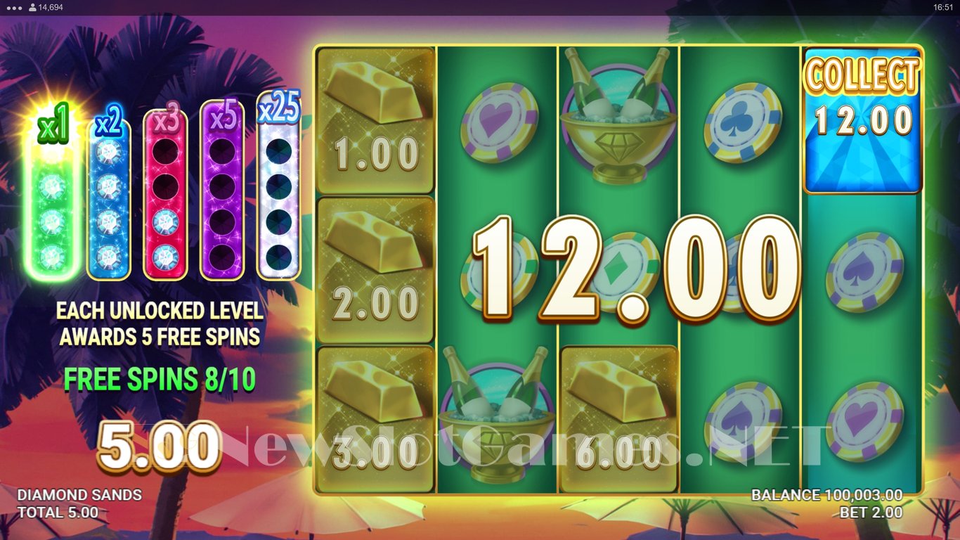 Diamond Sands Slot Slot Image in Demo - pic. 5