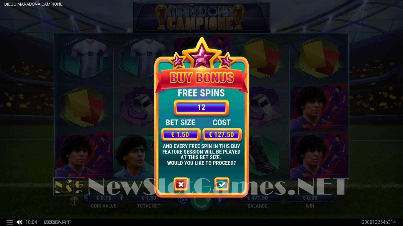 Diego Maradona Campione Slot Slot Image in Demo - pic. 9