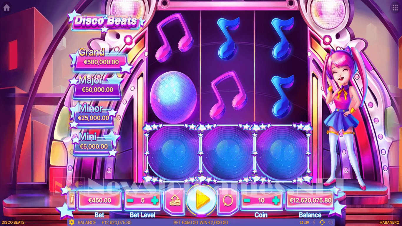 Disco Beats Slot Demo Image