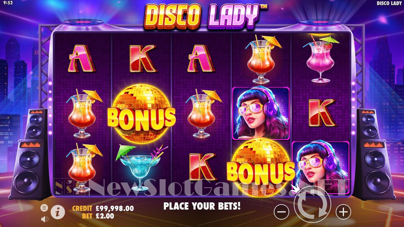 Disco Lady Slot Demo Image